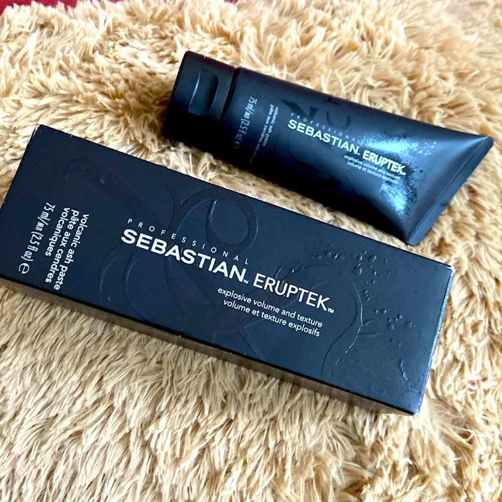 Volcanic ash paste for hair